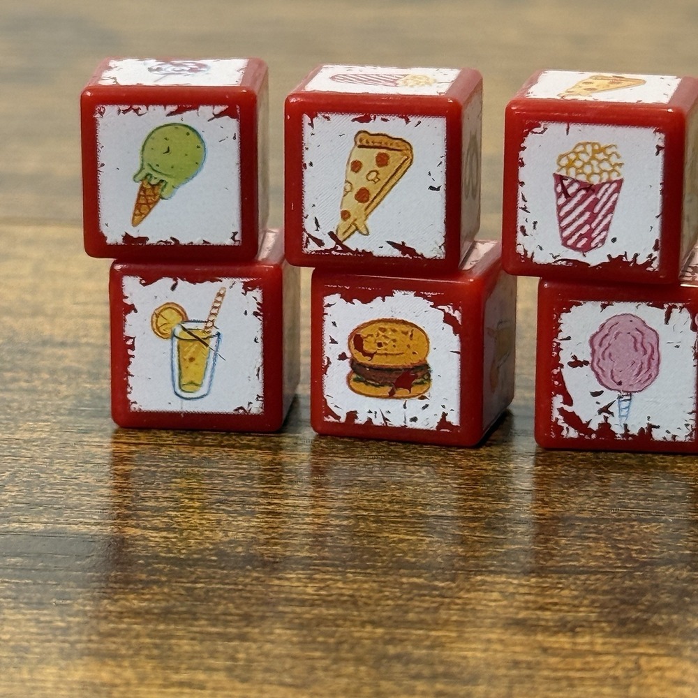 Balloon Lagoon 6 Snack Dice 2004 Replacement Pieces Parts - Picture 1 of 4